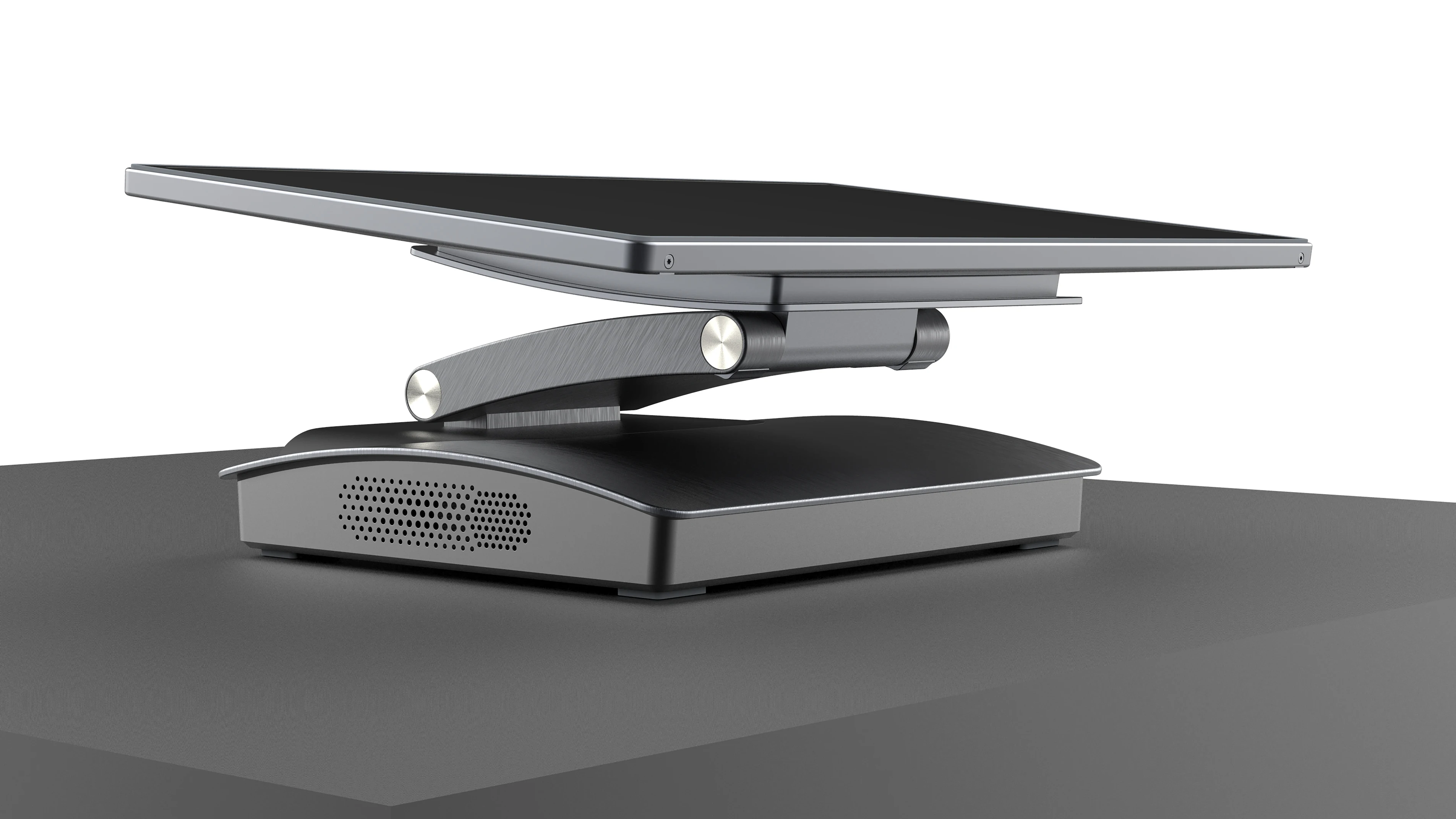 شاشة لمس 15.6 بوصة Windows11 قابلة للطي Pos Terminal سطح المكتب مطعم ذكي طلب البيع بالتجزئة مع نظام محطات NFC WIFI Pos #2