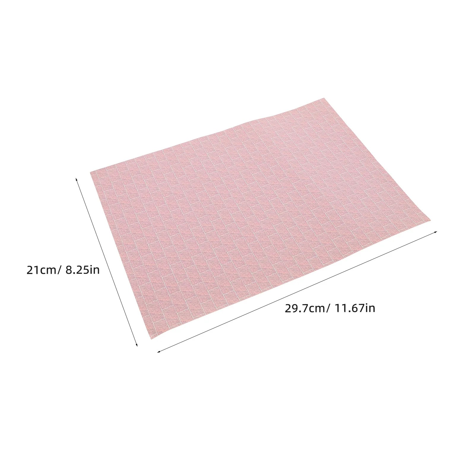 2 قطعة خلفية بيت الدمى واقعية نمط الطوب الأحمر ذاتية اللصق مصغرة جدار ديكور للمنزل الصغير الحديث #5