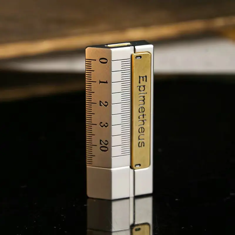 EDC-liniaal Mechanische schuif Fidget-speelgoed, ADHD-stressverlichting voor volwassenen EDC-speelgoed, bureau-stressverlichting Speelgoed Volwassenen Geschenken