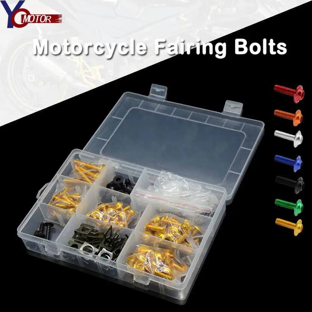 

For SUZUKI Motorcycle Fairing Bolts Kit Bodywork Screws Nut KATANA GSX600F GSX750F DR650 S SE BKING GSX1300 GSXS1000 F ABS Parts