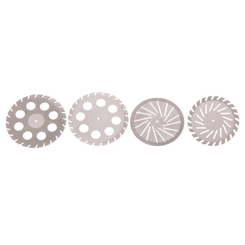 1PCS 40/45mm Dental Lab Polishing Diamond Double sided Cutting Plaster Disc Wheel