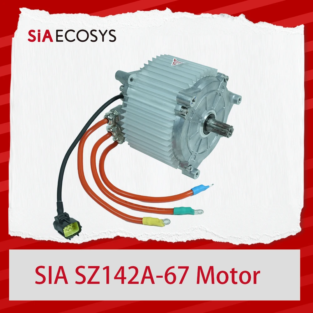 SiAECOSYS SIA SZD142A-67 5000W 14500W 72V PMSM Mid Drive Motor Encoder Kit IP67 Compatible for E-Motorcycle Upgrade