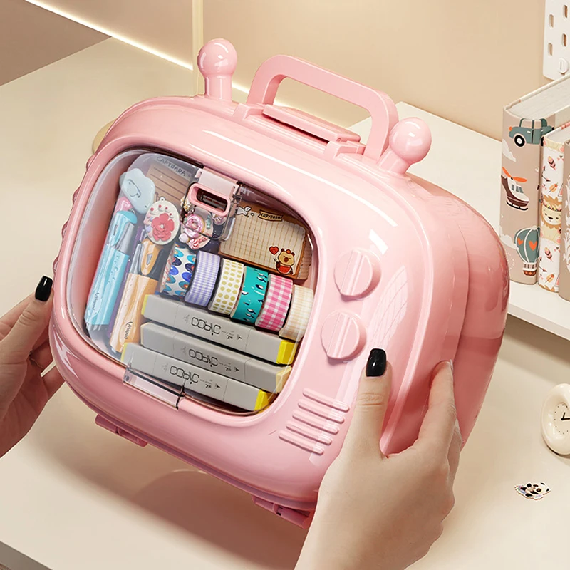 

Storage Box Desktop Stationery Organization Large Capacity Cute Children's Hair Accessories Display Box