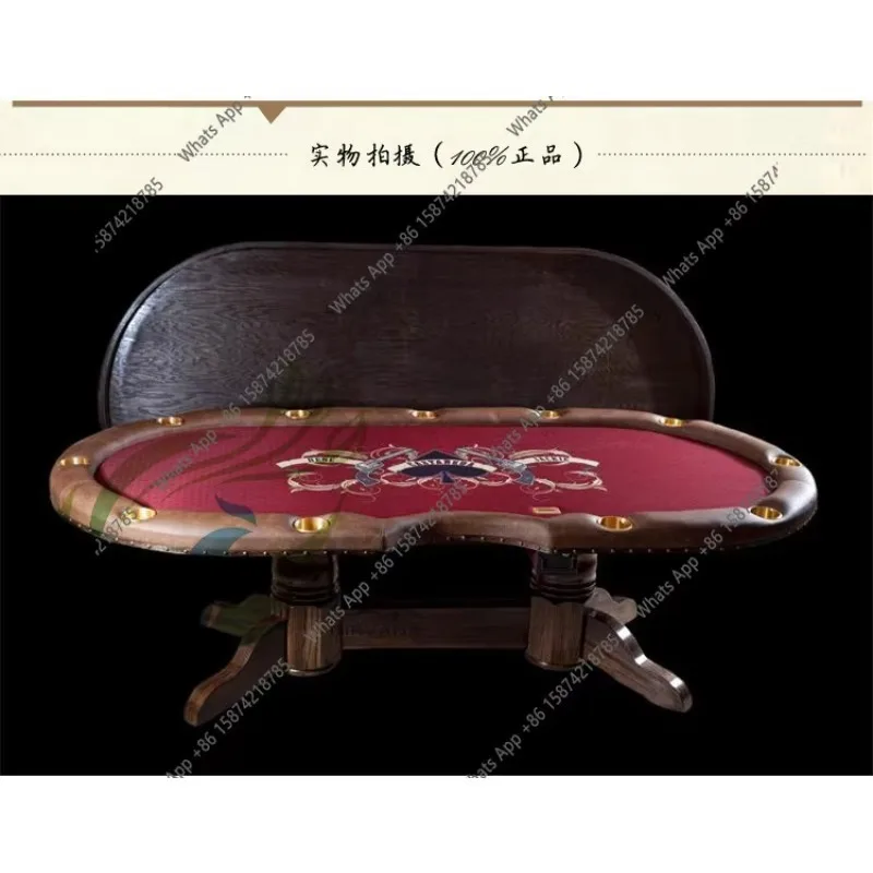 Jj Texas Poker Table, Dining Table For Two Purposes, Chess And Cards, Conference Table Custom Poker Table