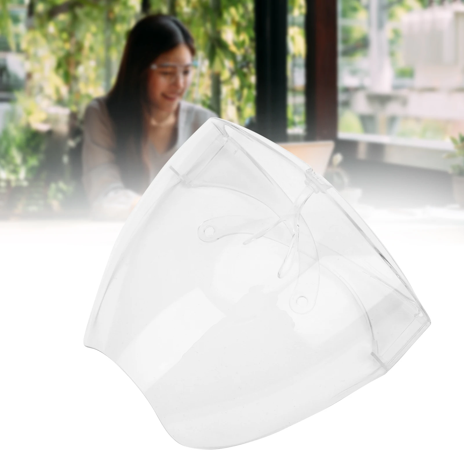 ZK40 Transparent Face Shield Anti Fogging Anti Splashed Women Men Full Face Covering Protective Visor