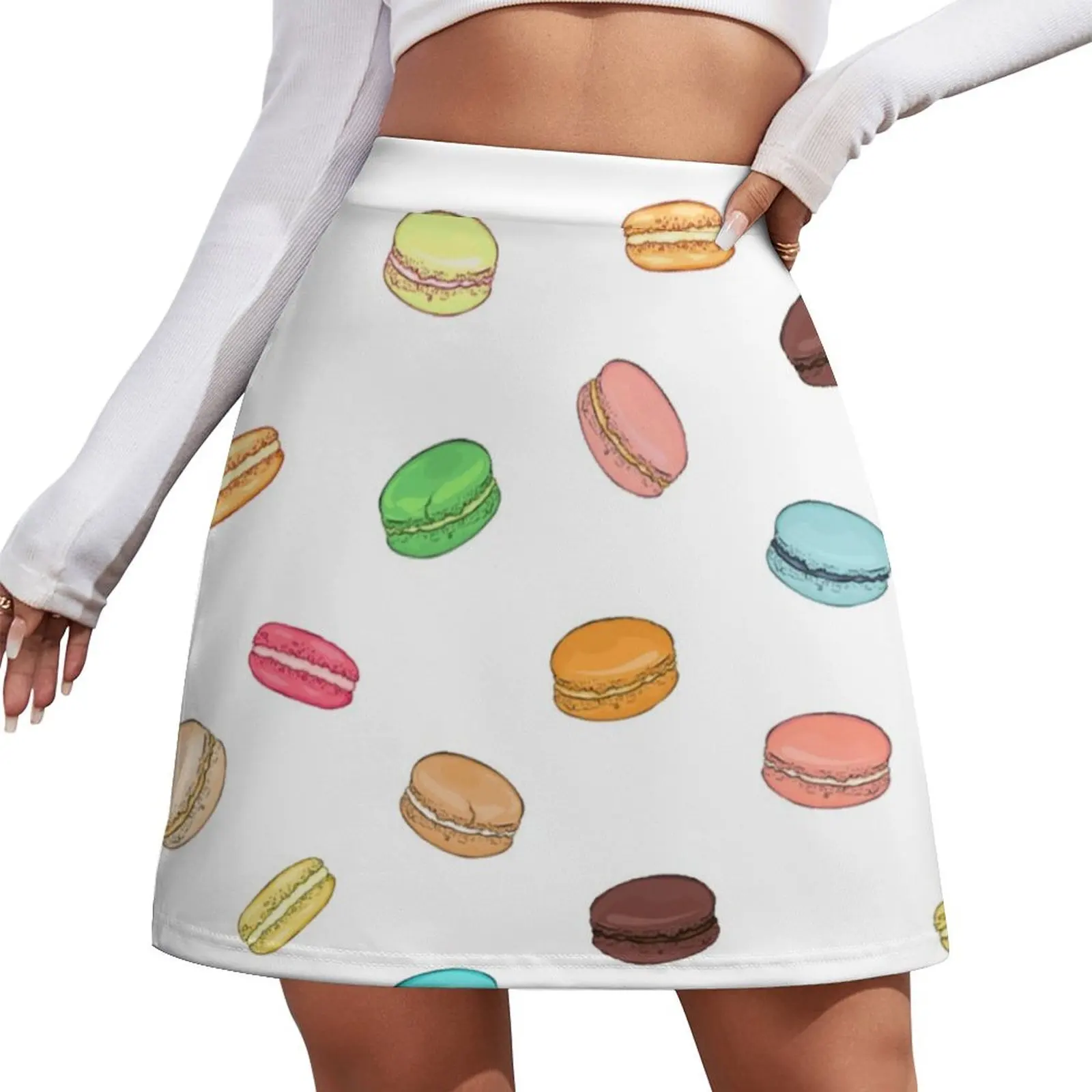 

Macarons Mini Skirt modest skirts for women novelty in clothes Sexy mini skirt
