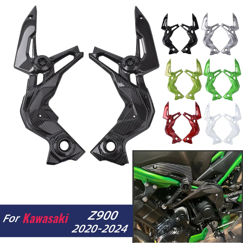Z900 Front Side Trim Frame Panel For Kawasaki Z 900 2020 2021 2022 2023 2024 Motorcycle Engine Fairing Guard ABS Accessories
