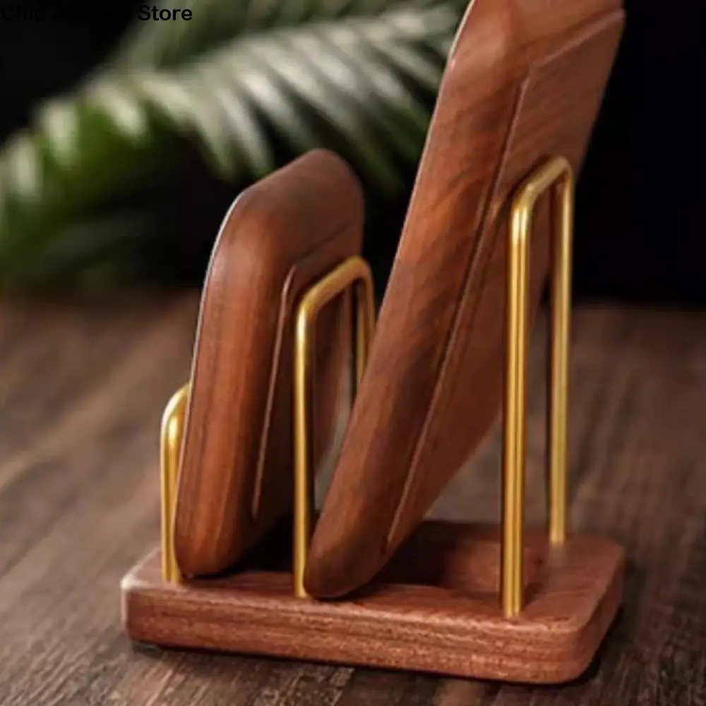 

Wood Base Cutting Board Storage Rack Stable Multi Layer Design Chopping Board Organizer Stand Convenient