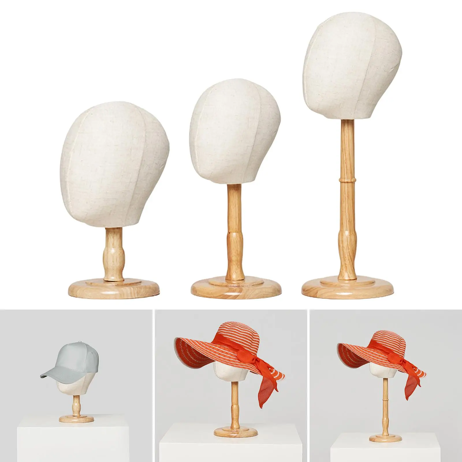 Hats Wig Display Stand Tabletop Children Mannequin Head Model for Hairdresser Training Shopping Mall Beginner Stylist Decoration