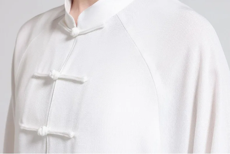 Tai-Chi-Anzug aus Baumwolle und Leinen für Damen und Herren, Kampfsport-Kung-Fu-Anzug für Bagua Zhang & Baduanjin-Aufführungen, Frühling/Sommer – Detail 3