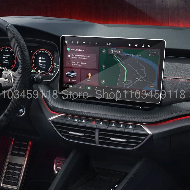 

Screen protector Tempered glass For Skoda Octavia RS 2025 13 inch Car GPS Navigation Center Skoda Octavia Combi accessories