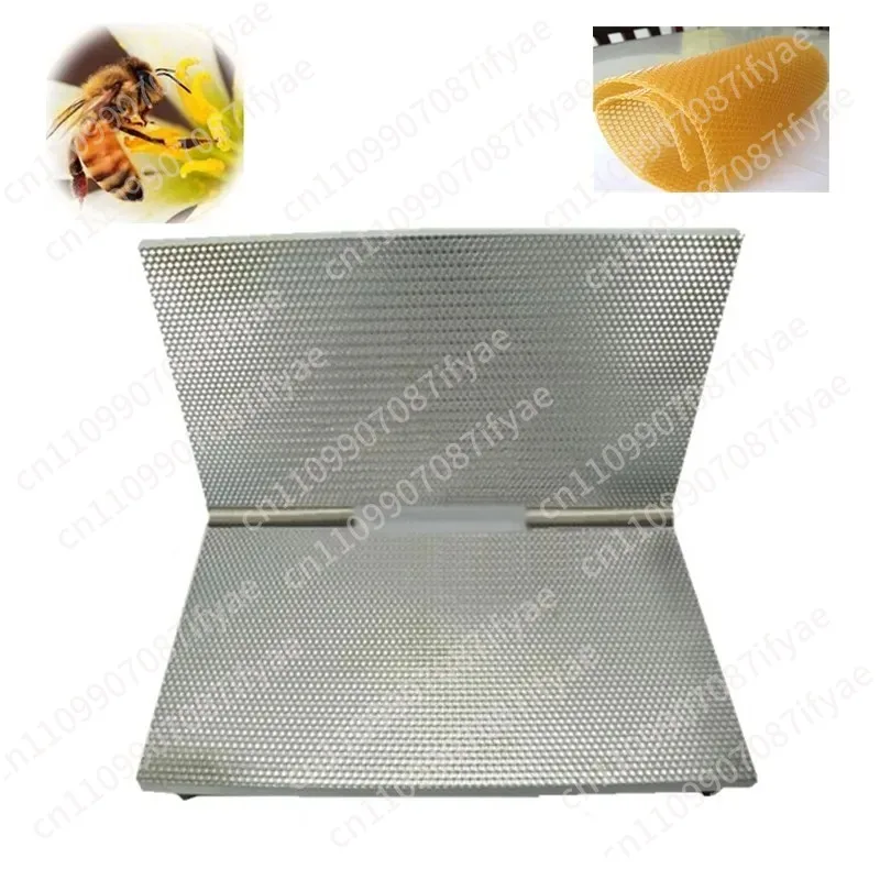 manual pressing nest foundation machine, aluminum alloy hand pressing medium bee Italian bee nest foundation machine 42 * 22