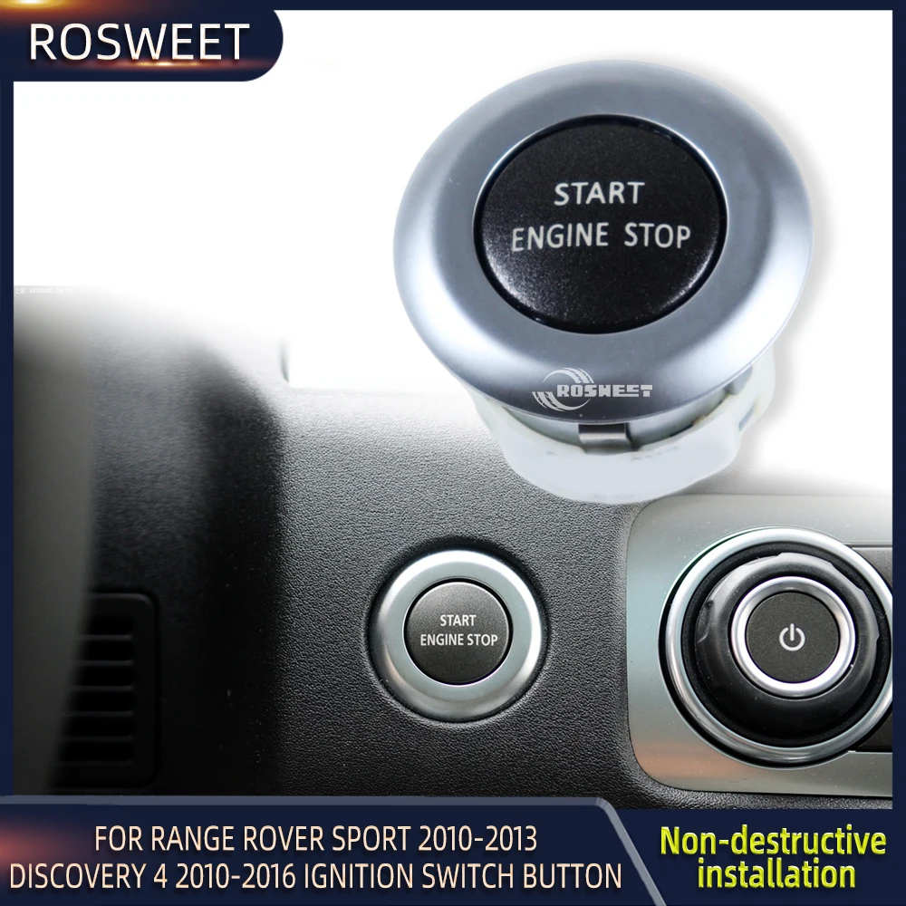 

Car Engine Start Stop Keyless Ignition Switch Button For Land Range Rover Sport 2010-2013 For Discovery 4 LR4 2010-2016 LR014015