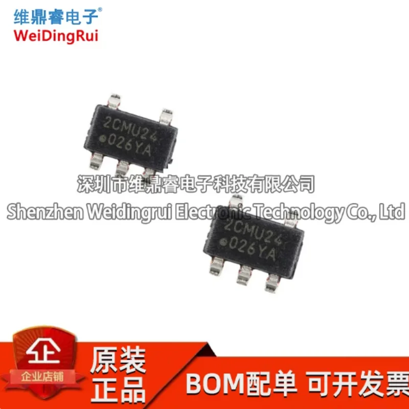 Original AT24C02C-STUM-T SOT-23-5 2Kb I2C compatible dual line serial EEPROM chip