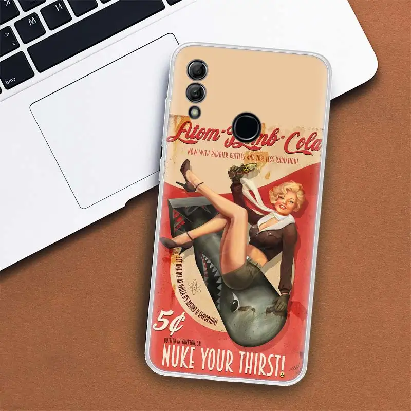 Sexy beauty poster advertisement Phone Case For Huawei Honor 50 20 Pro P Smart Z 2021 Y5 Y6 Y7 Y9 10i 9 Lite 9X 8A 8S 8X 7S 7X 7