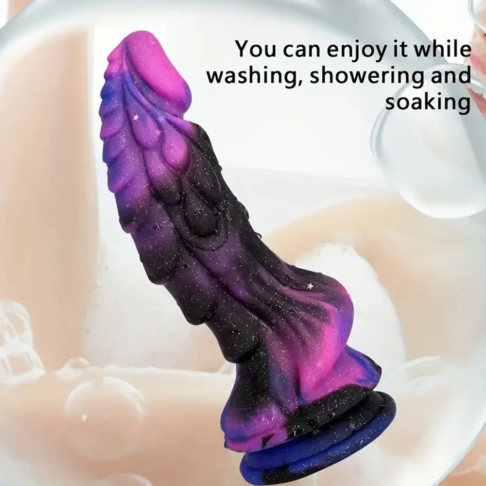 Draak Dildo voor Vrouwen Grote Anale Dildo met Zuignap Zachte Monster Dildo Siliconen Anale Plug Prostaat Massager Speeltjes voor Mannen