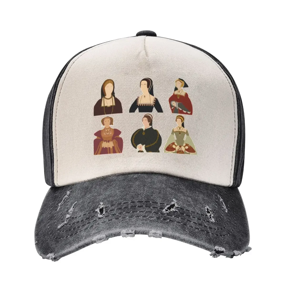 Henry VIII Wives Baseball Cap Luxury Hat Sunscreen cute Women's Hats 2024 Men's