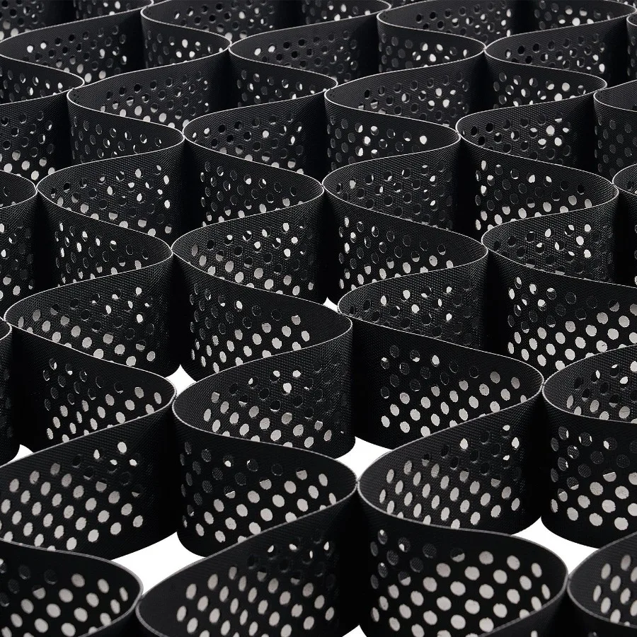 

Ground Grid 4Inch Depth Geocell Grid 17.06x8.86 FT 5200x2700 mm for Gravel