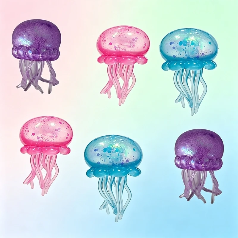 14cm Squishy Ocean Octopus Squeeze Fidget Simulation Stress Relief Slow Rebound Can Be Stretched Sensory Decompression Gift