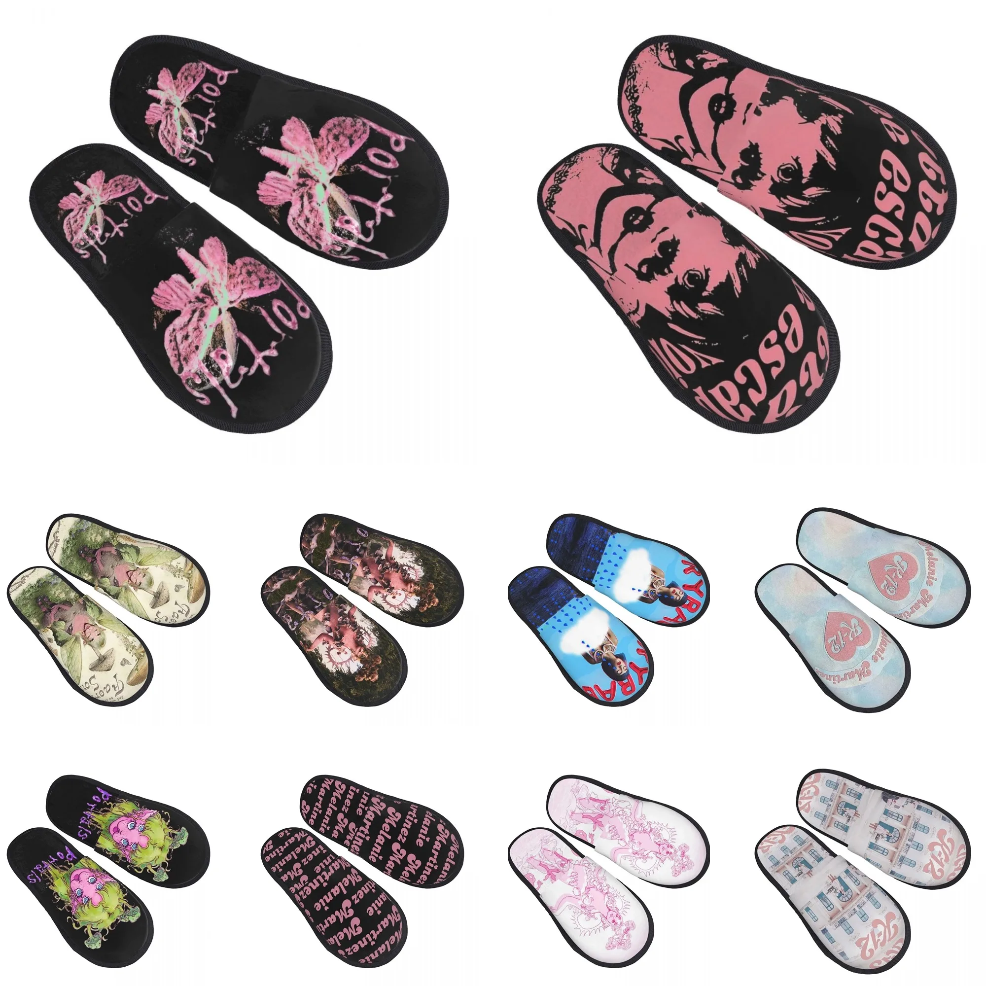 Custom Melanie Martinezs Portals House Slippers Women Comfy Memory Foam Slip On Hotel Slipper Shoes