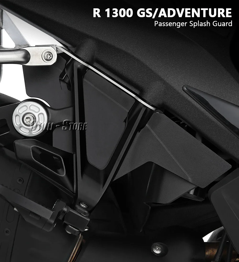 Motorcycle Rear Seat Foot Pedal Mudguard Fender Cover Passenger Splash Guard For  R1300GS R 1300 GS r1300gs 2023-2025