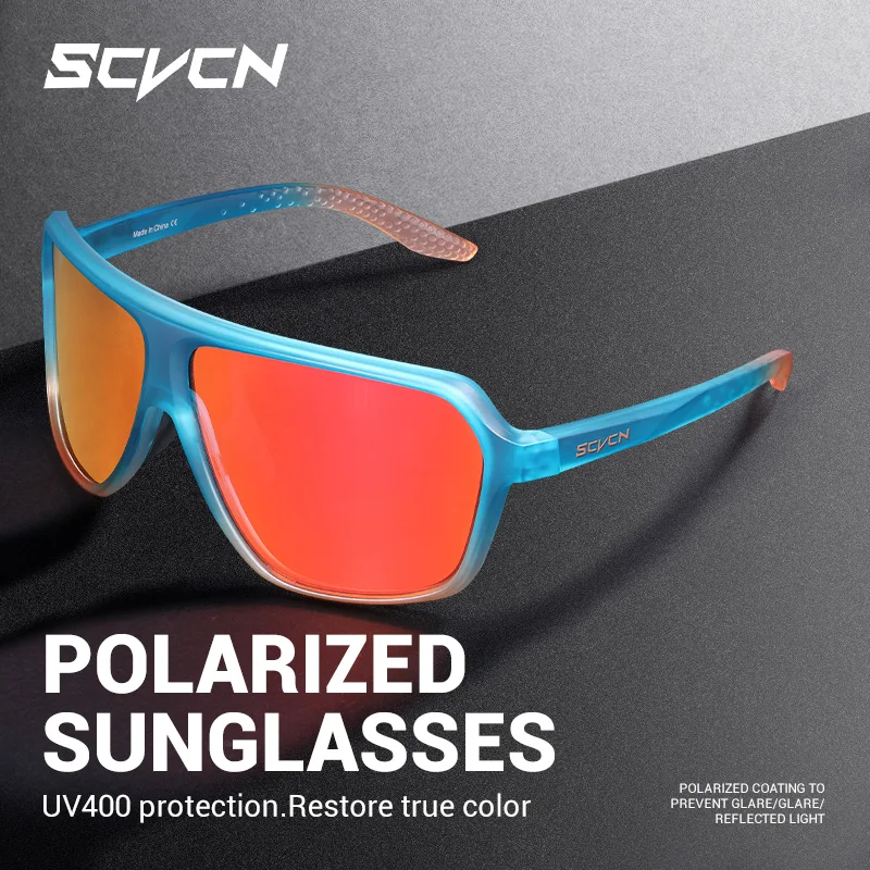 SCVCN Männer UV400 Schutz Gläser Polarisierte Angeln Brillen Fahren Gläser Frauen Sport Radfahren Brillen Outdoor Reiten Brille