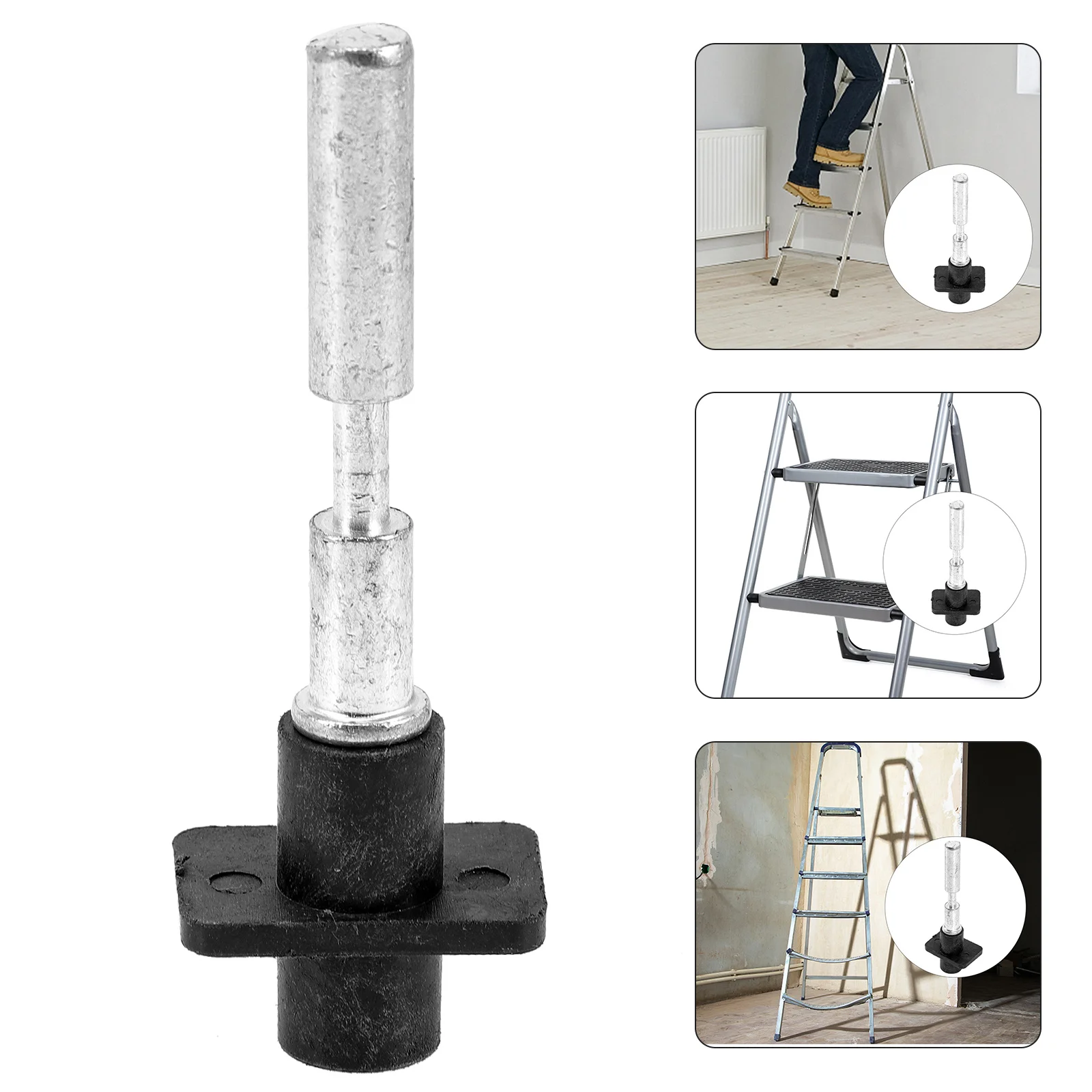 

1 set 1 Set Of Bamboo Ladder Accessories Telescopic Ladder Parts Thickened Steel Shaft Spring Base For Extension Folding Ladders