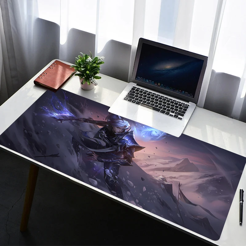 

Mouse Pad Computer Gaming Accessories Mousepad Rubber Extended Desk Mat Laptop Gamer Aphelios L-league Of Legends Keyboard Pad