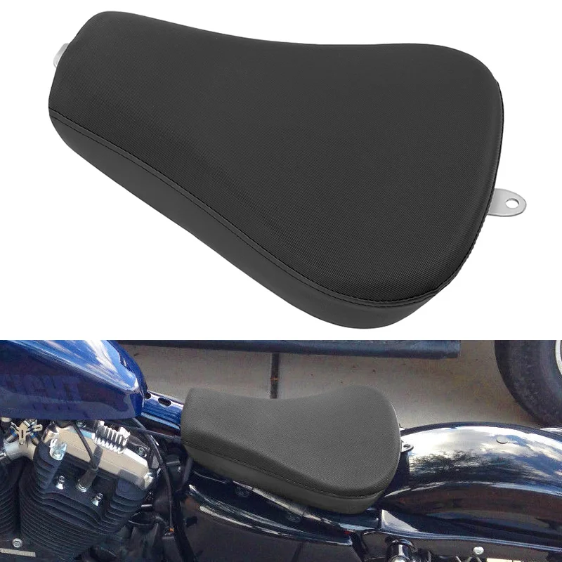 

Motorcycle Accessory Saddle Driver Seat Front Solo Cushion Black For Harley Sportster XL 72 48 1200 883 2010-2015