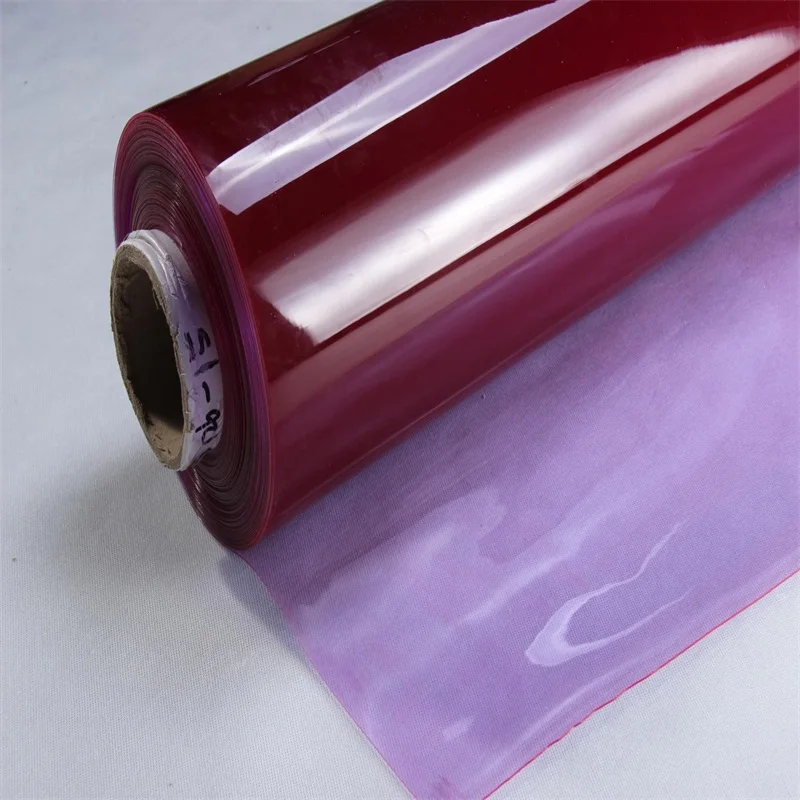 Eco-friendly Translucent Faux Leather Sheets Iridescent PVC Vinyl Film for Packaging Decorations Bag Making DIY Crafts Handmade