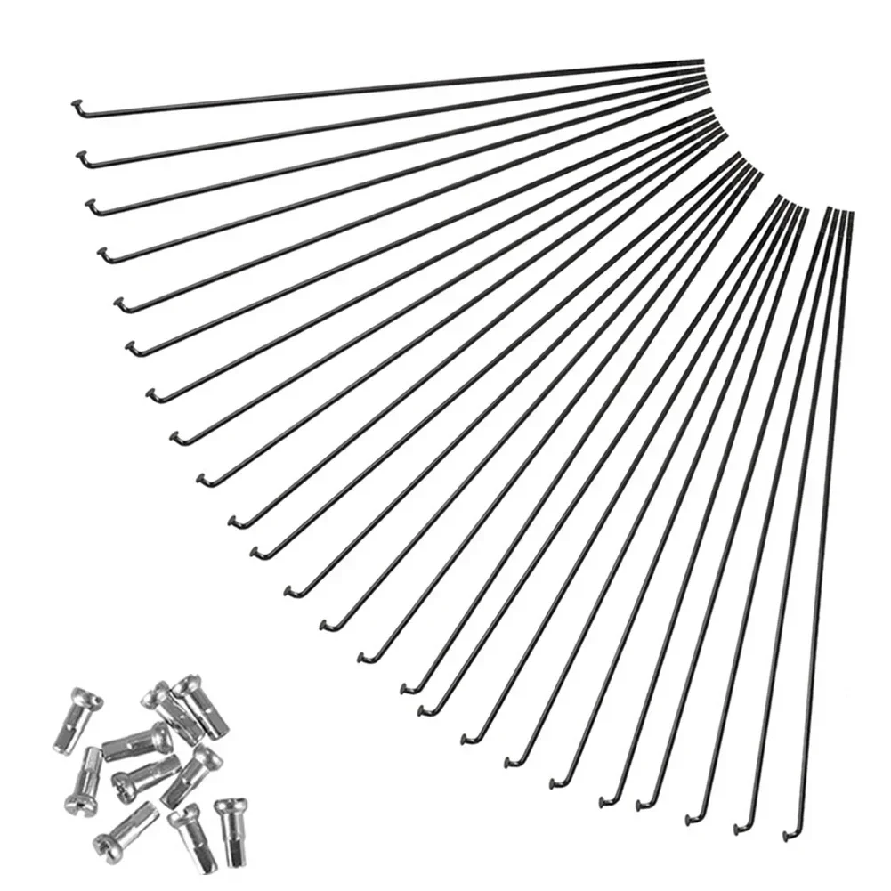 High Quality Brand New Bike Spokes For 27.5/26/29er Repair With Nipples 255MM 275MM 289MM Electric Bicycle Wheel