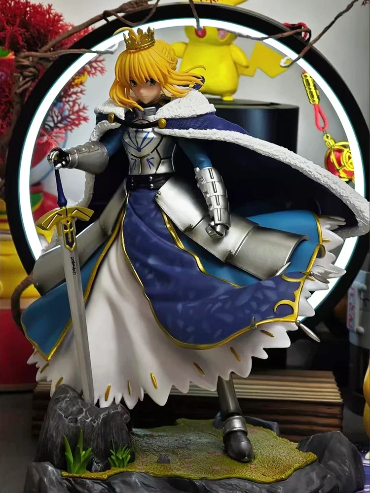 

Fate/stay Night Altria Pendragon модель аниме фигурка игрушка орнамент коллекционные предметы 27 см подарки на фестиваль для мальчиков