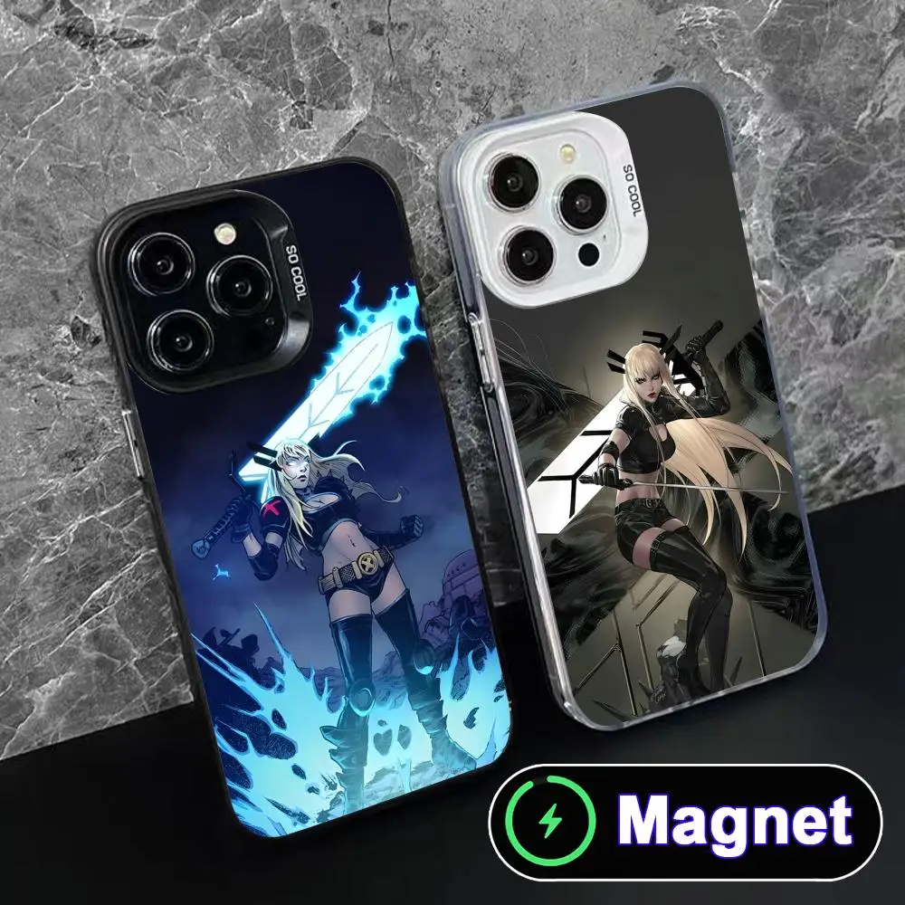 Magik Illyana Phone Case for iPhone 17 16 15 14 13 12 11 Air Pro Max Plus Colorful Silver Magnet Cover view 4