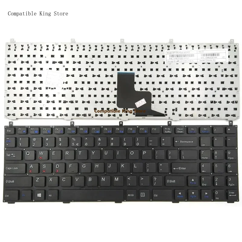 d+New Laptop Keyboard For Clevo P150HM P151SM1 P170HM P180HM W150ER W150ERQ W150EX W150HN W150HNM W150HR W150HRM W150HRQ Series
