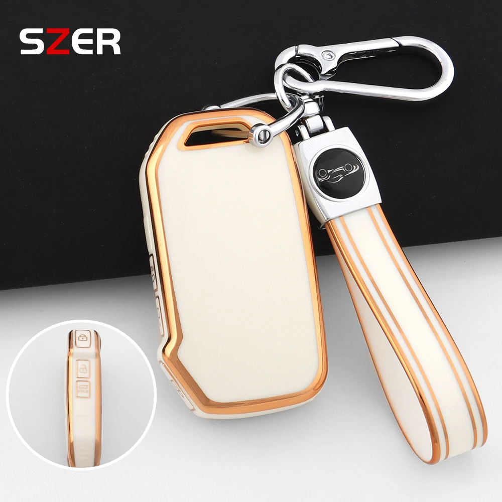 TPU Auto Smart Key Fall Abdeckung Für KIA Sportage R GT Stinger Sorento Ceed Cerato Forte Niro Soul Telluride Schutz Fob Schlüsselbund