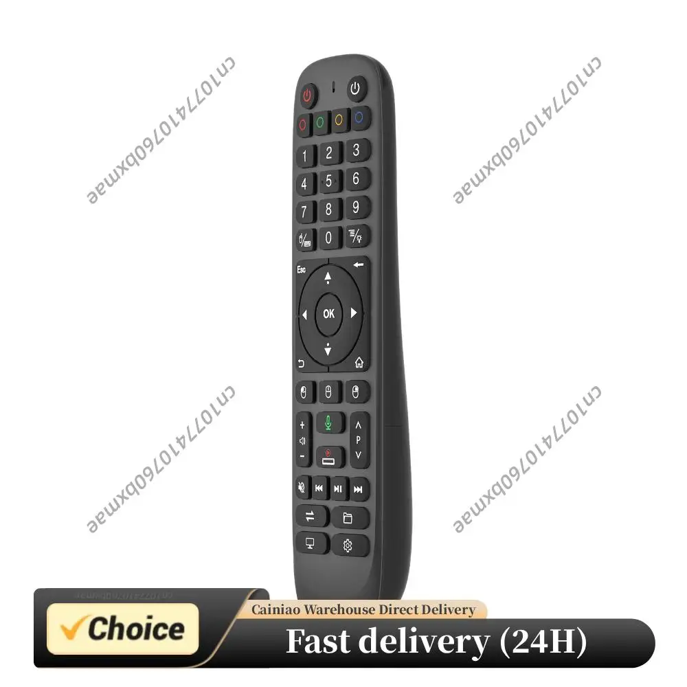 2.4G BT Dual Mode Backlit Remote with Air Mouse 44 Keys IR Learning RF Remote for Android TV Box Smart TV PC Projector