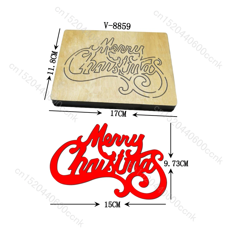 

Новые деревянные штампы с надписью "Merry Christmas" для вырезания скрапбукинга/разных размеров/оформления