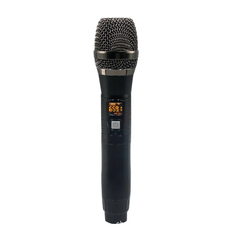 

Wireless microphone, one to two, home KTV sound card, dedicated to singing, lithium battery, metal microphone noise reduction