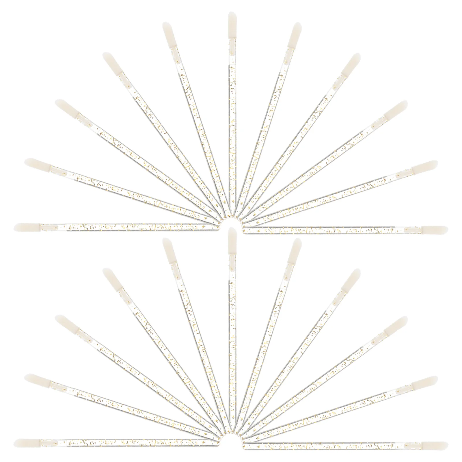 

100 pcs Lip Crystal Lipstick Applicator Wands Design Hygienic Professional Blending Lipstick Gloss Applicator Bulk Pack