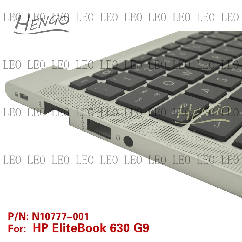 SS  N10777-001 New For HP EliteBook 630 G9 Palmrest Upper Case No-Backlit Keyboard