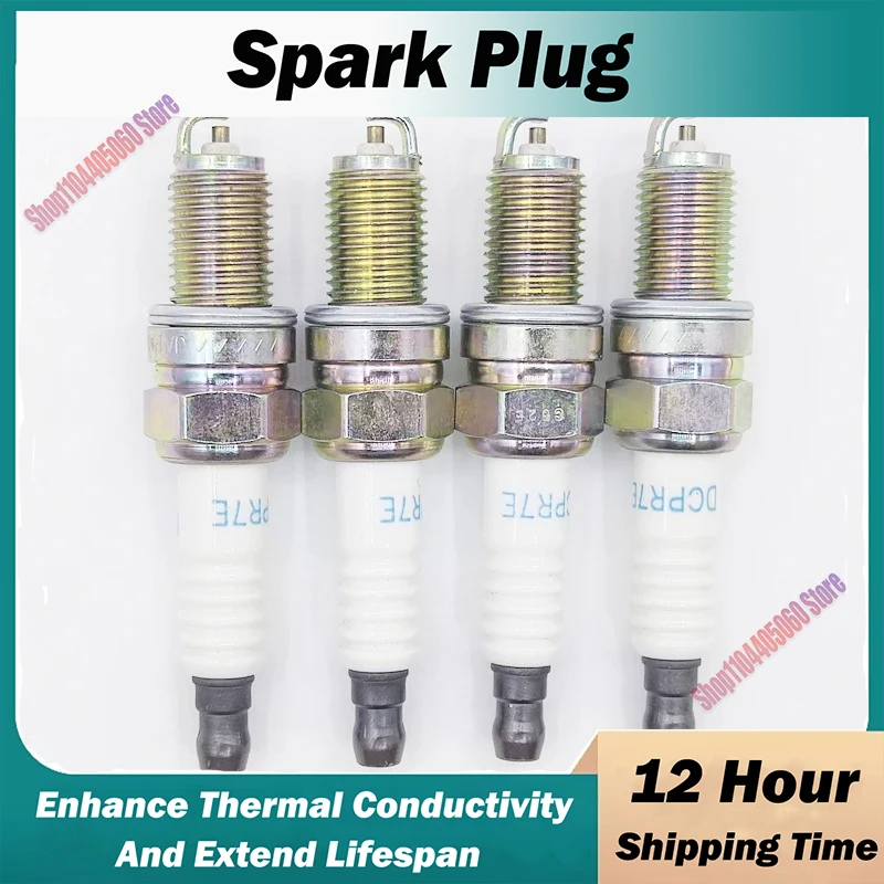 

4pcs/Pack 96464000 Normal Spark Plug Candles For Chevrolet M300 1.0L 1.2 2010- Aveo Kalos 1.2 2008- LMT LMU B10D1 LLO