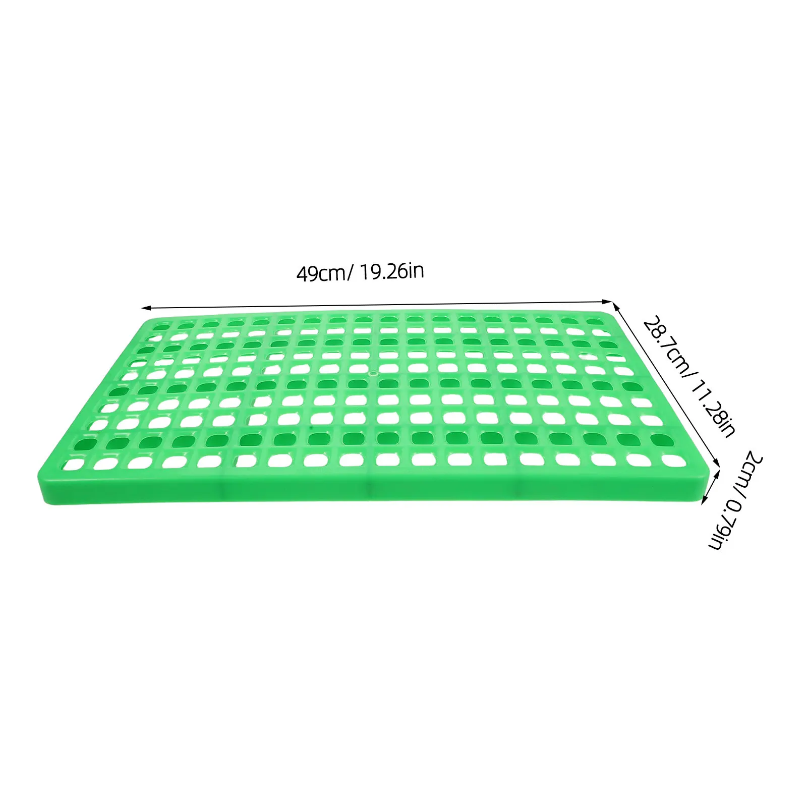 Rabbit Cage Mat Plastic Leaky Board Drain Tray Isolation Base Plate Pet Cage Pad Easy Clean Rabbit Feet Mat Pet Urine Drain Pad