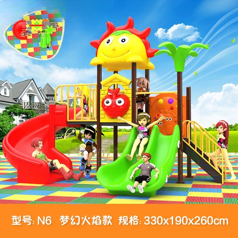 Kindergarten slide outdoor children large slide outdoor indoor