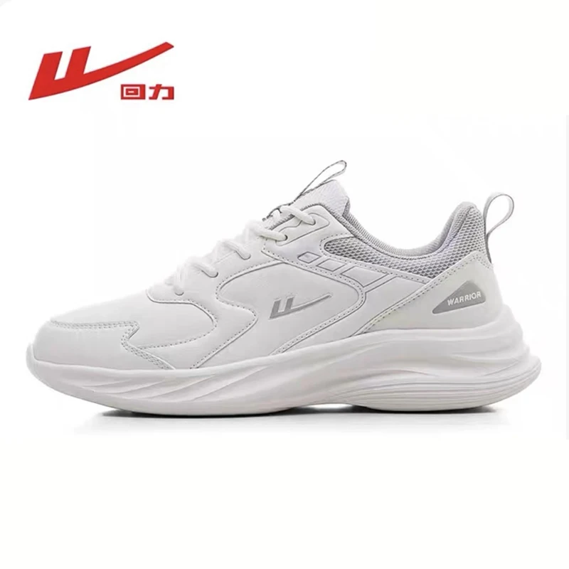 Warrior Sports Shoes Autumn 2026 New Edition Versatile leather casual shoes Couple Autumn Running Shoes without shoe box