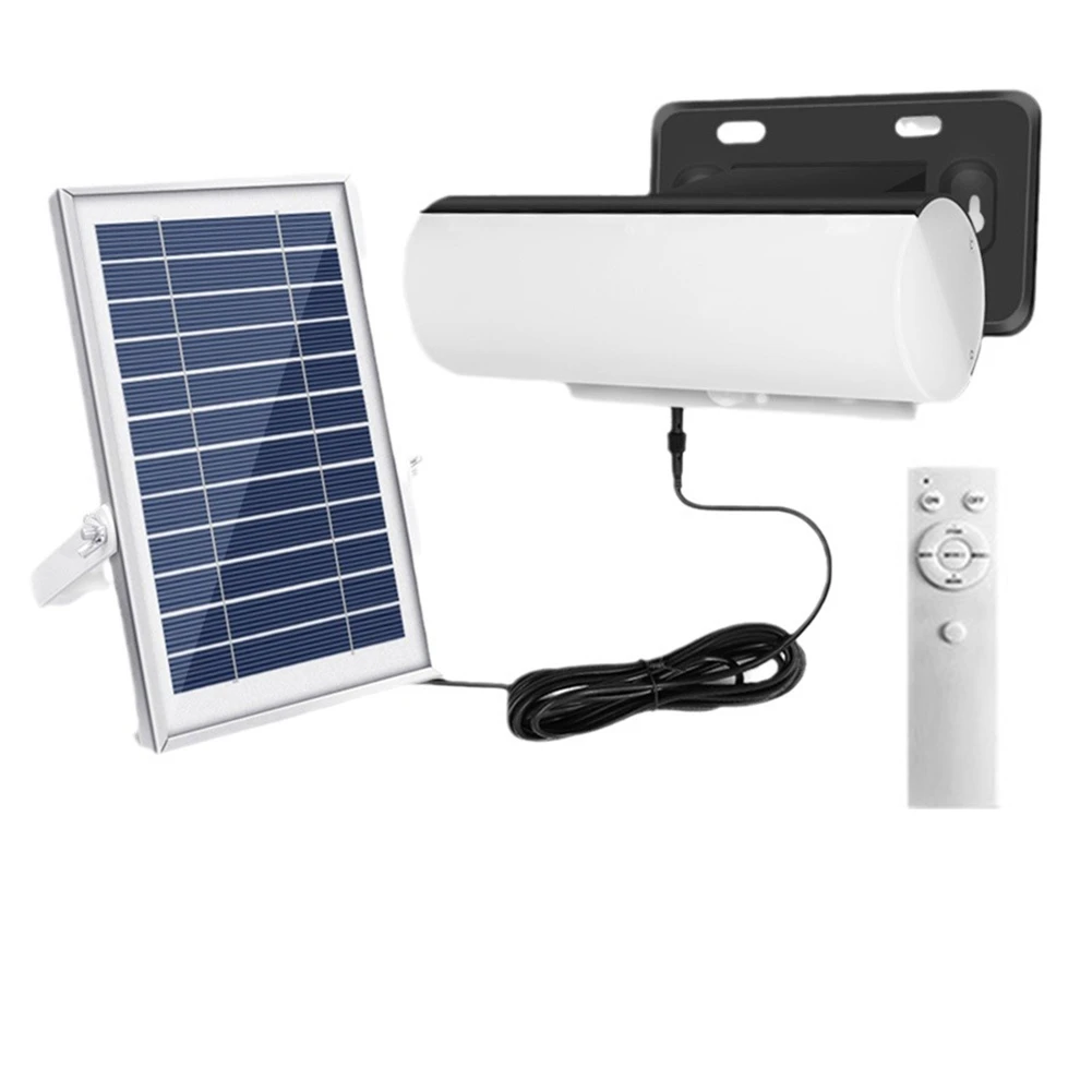Solar Lamp with Motion Detector Dimmable Indoor LED Light with 5m Cable Waterproof Solar Spotlight 3 Models for Garage-A21I