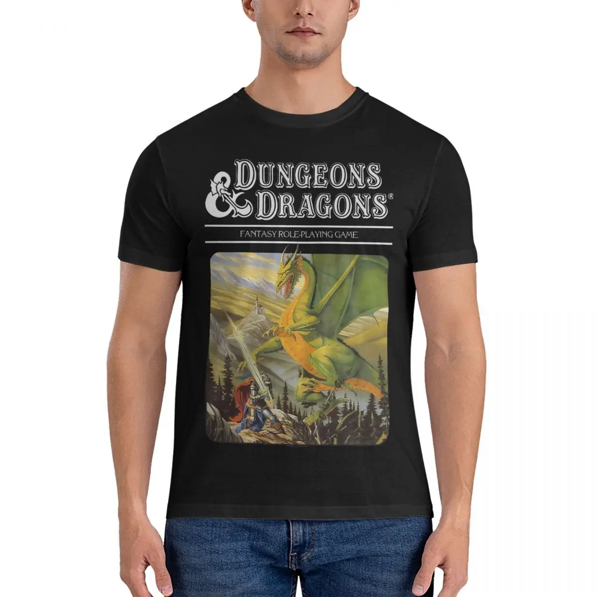 Men T-Shirts Companion Set Rules Amazing Cotton Tee Shirt Short Sleeve D-Dungeons And Dragons DND T Shirt Round Neck Tops Summer