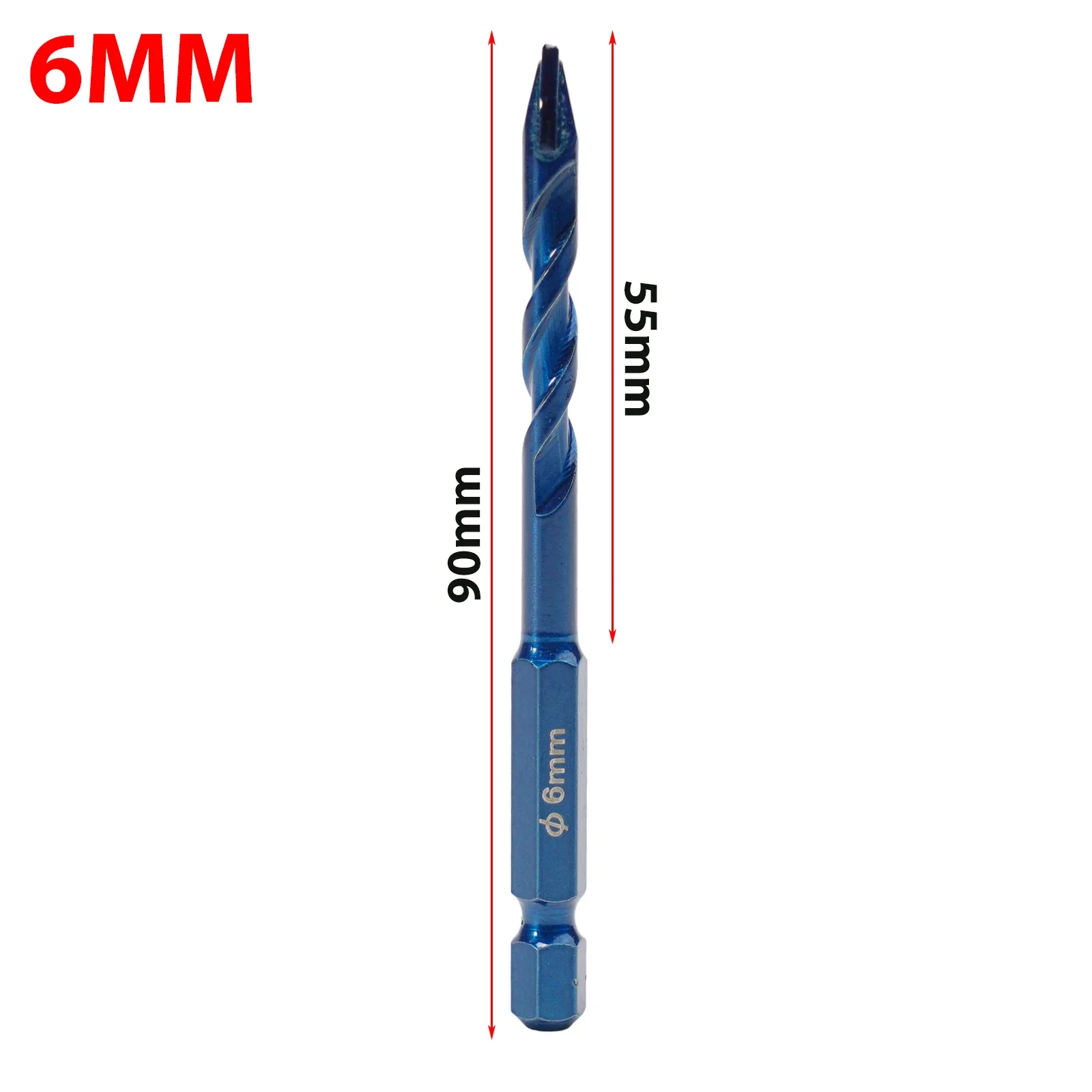 1Pc Carbide Drill Bit 6-12mm For Drywall Glass Wood Metal Tile Brick Drilling Punching Tool For Electric Drill Power Tools
