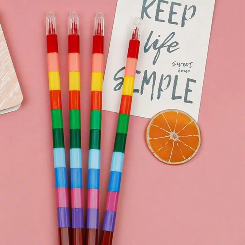 H7JF 12pcs Mini Crayon Puns for Palm Grip Diy Graffiti Рекомендуется 3 ＋ для детей Рождества Рождество Новый год GI