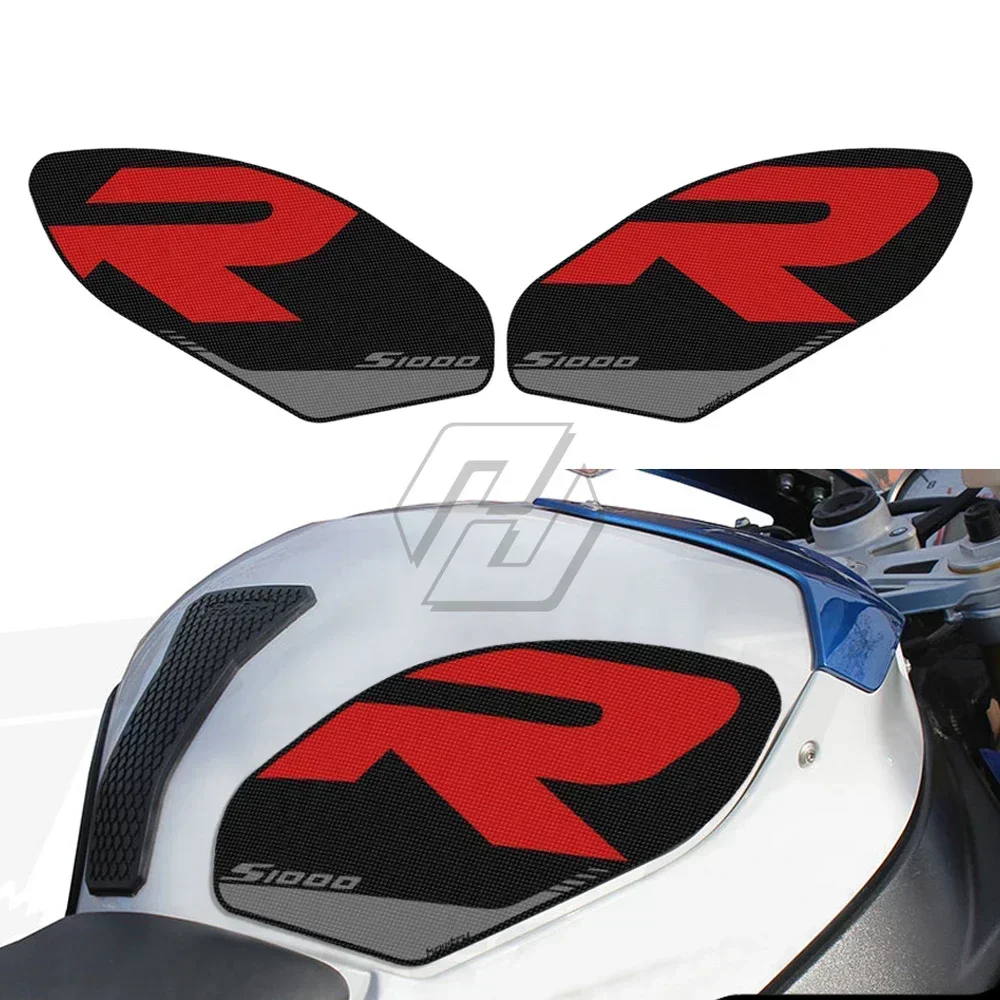 

Tank Pad Protector Decal Motorcycle Gas Knee Grip Traction Pad Side Sticker For BMW S1000R 2014-2020