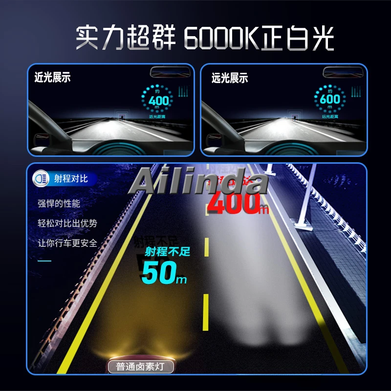 

Suitable for Mazda 6 horse six special led headlights modified high beam and low beam laser lamp lens car light bulb